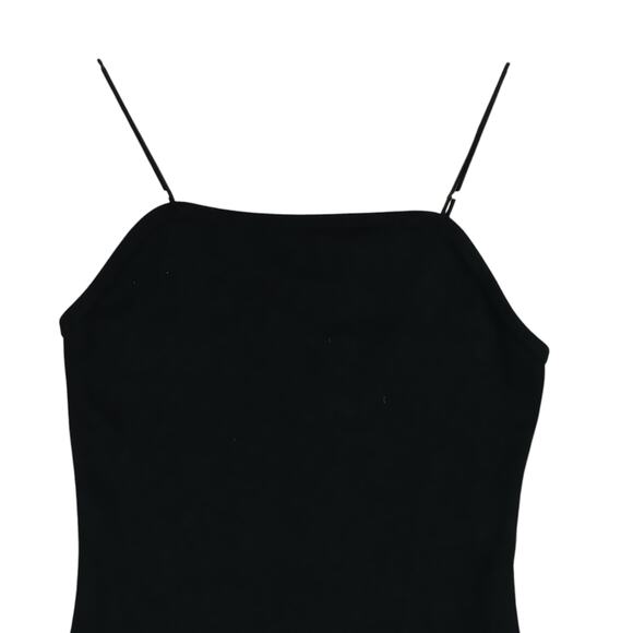 Wild Fable Ribbed Black Bodysuit Size XS Snap Buttons Closure Pullover - Picture 8 of 13